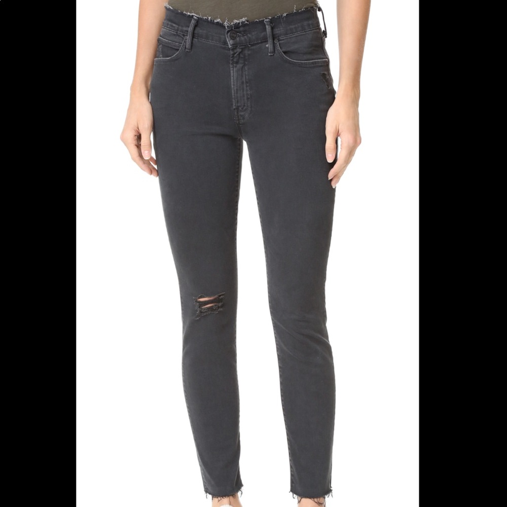 Mother The Double Fray Charmer Faded Black 25